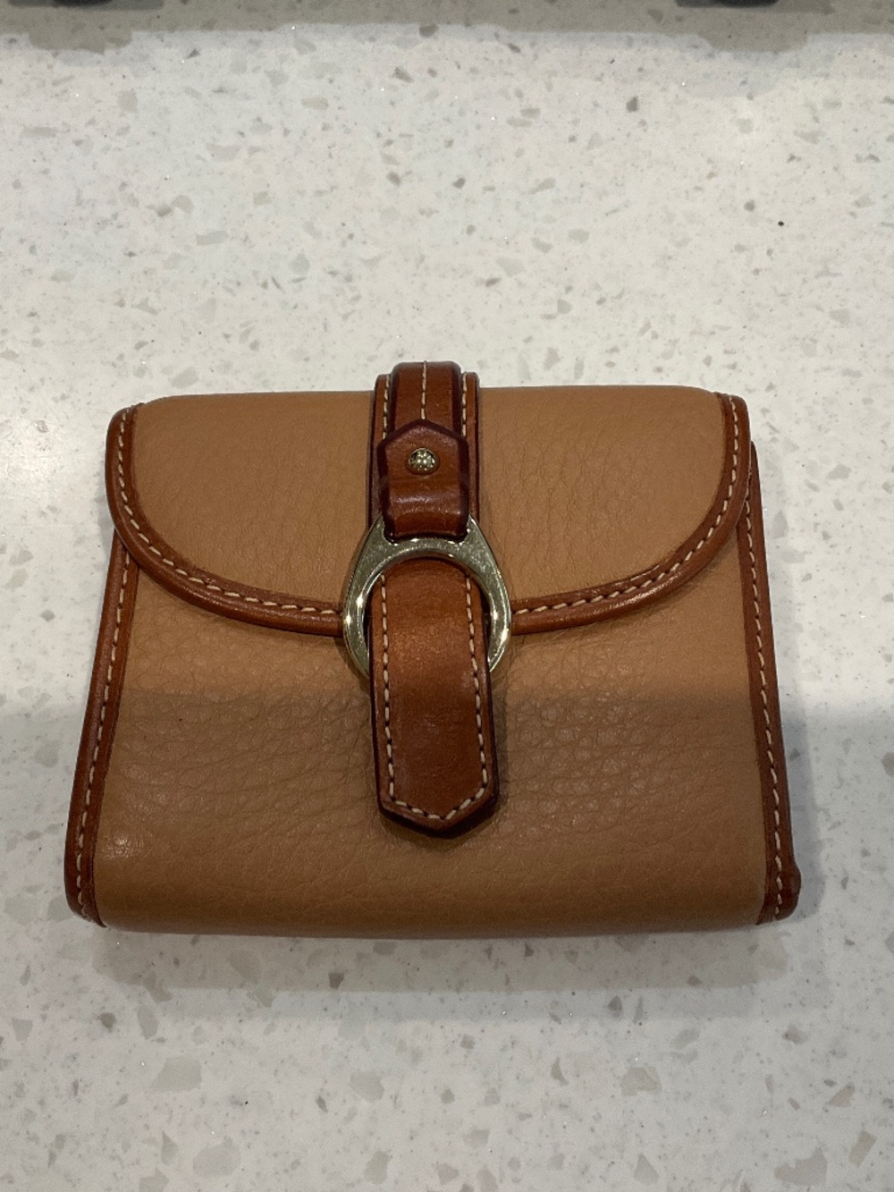 Dooney & Bourke Pebbled Buckle Wallet